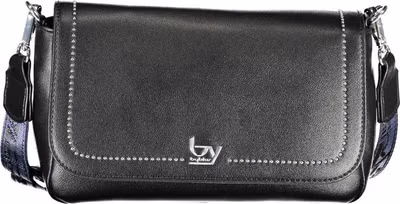 Black Polyethylene Women Handbag