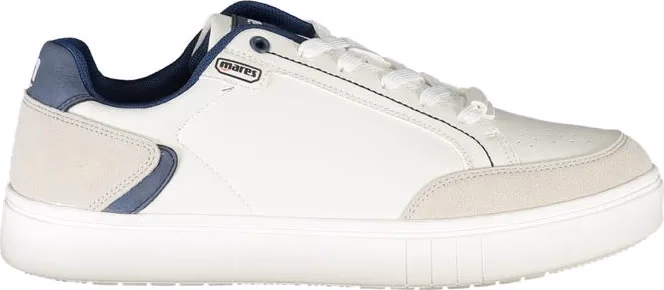 Mares White Polyurethane Men Sneaker