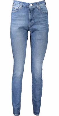 Blu Cotton Women Jeans