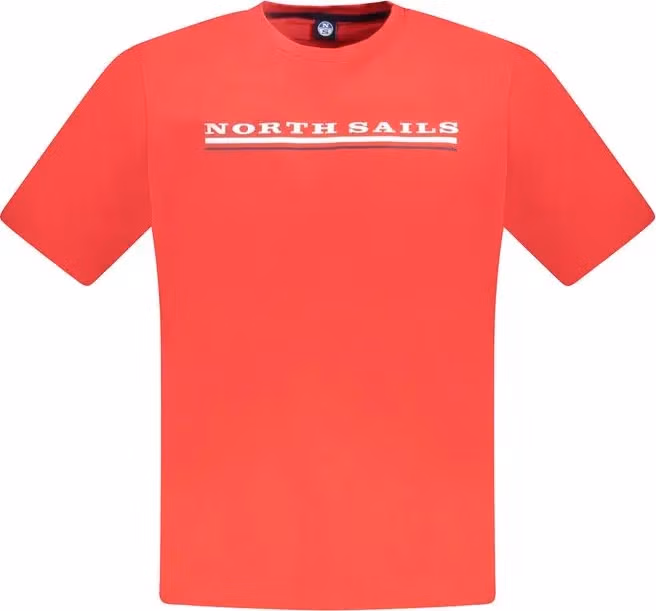 North Sails Rosso Cotton Men T-Shirt
