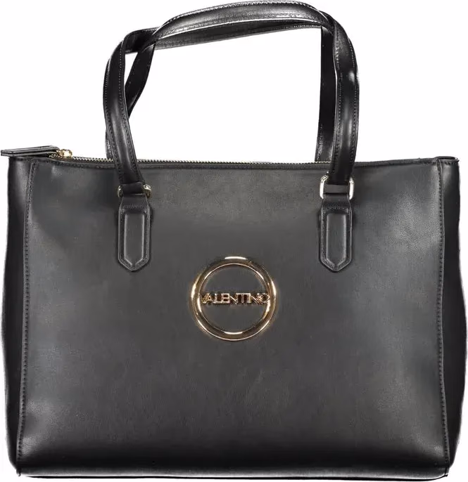 Mario Valentino Black Polyurethane Women's Bag