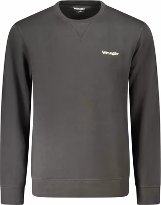 Black Cotton Men's Sweatshirt