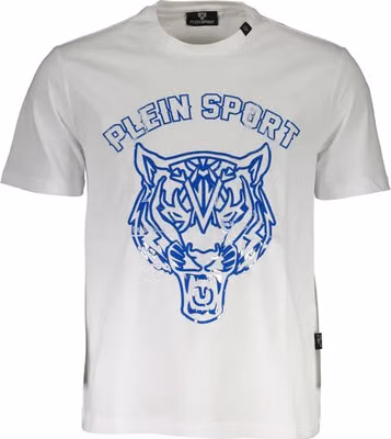 White Cotton Men T-Shirt