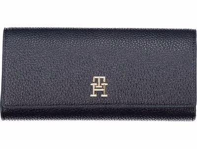 Blue Polyurethane Women Wallet