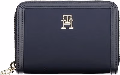 Blue Polyester Women Wallet