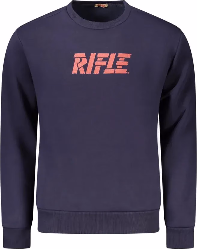 Rifle Blue Cotton Men Sweater