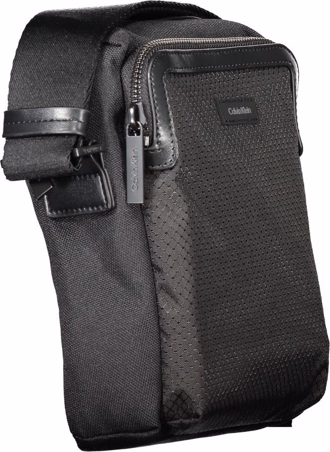 Calvin Klein Black Polyester Men's Shoulder Bag
