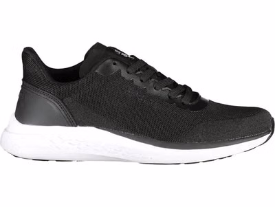 Black Polyester Men Sneaker