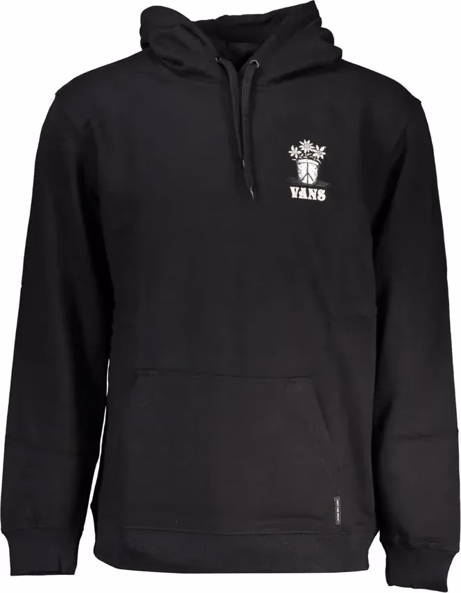 Vans Black Cotton Men's Hooded Sweatshirt