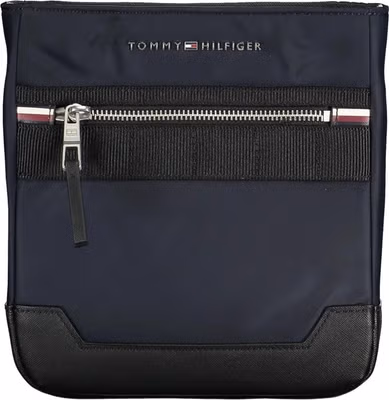 Blue Polyester Mens Shoulder Bag