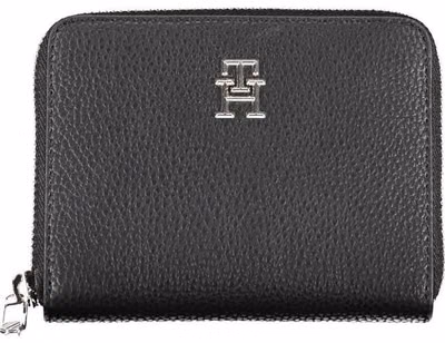 Black Polyurethane Women Wallet
