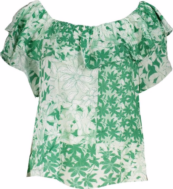 Desigual Verde Cotton Women T-Shirt
