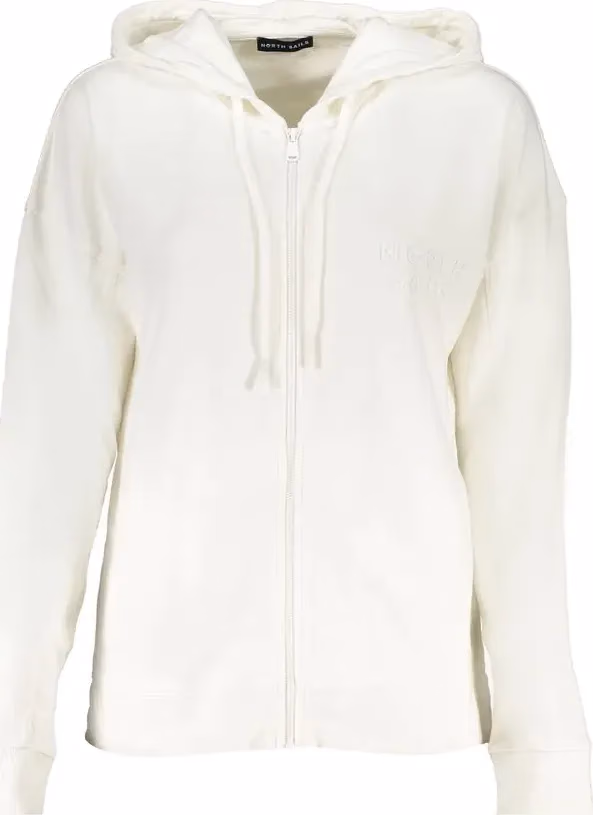 North Sails White Cotton Women's Hoodie