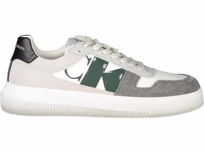 Calvin Klein White Polyethylene Men Sneaker