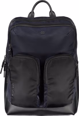Blue Polyurethane Men's Backpack