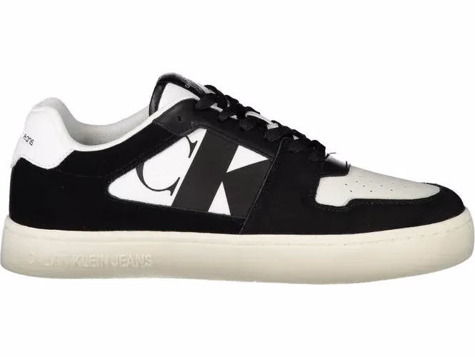 Calvin Klein White Polyester Men's Sneaker
