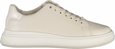 Beige Leather Women Sneaker