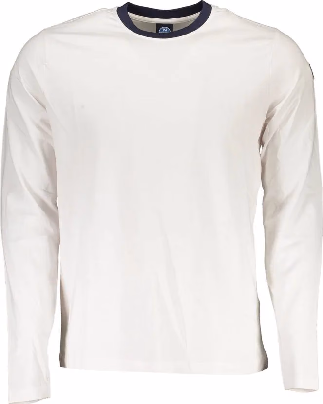 North Sails White Cotton Men T-Shirt