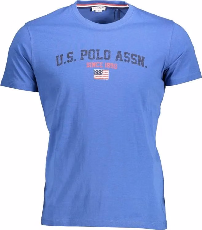 U.S. POLO ASSN. Blue Cotton Men's T-Shirt
