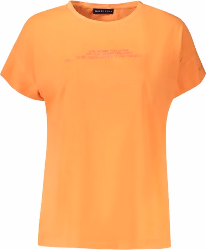 North Sails Arancione Cotton Women T-Shirt