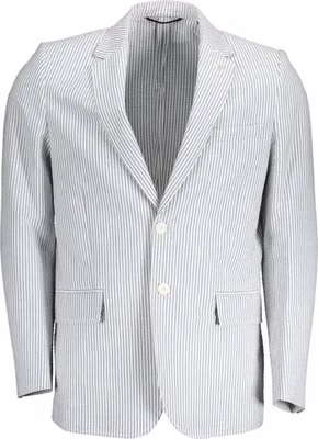 White Cotton Men's Jacket