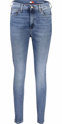 Blue Cotton Women Jeans