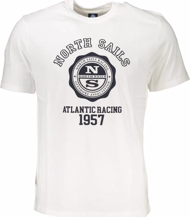 North Sails Bianco Cotton Men T-Shirt