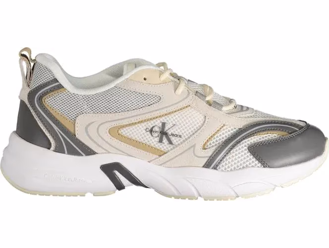 Calvin Klein Beige Polyurethane Men Sneaker