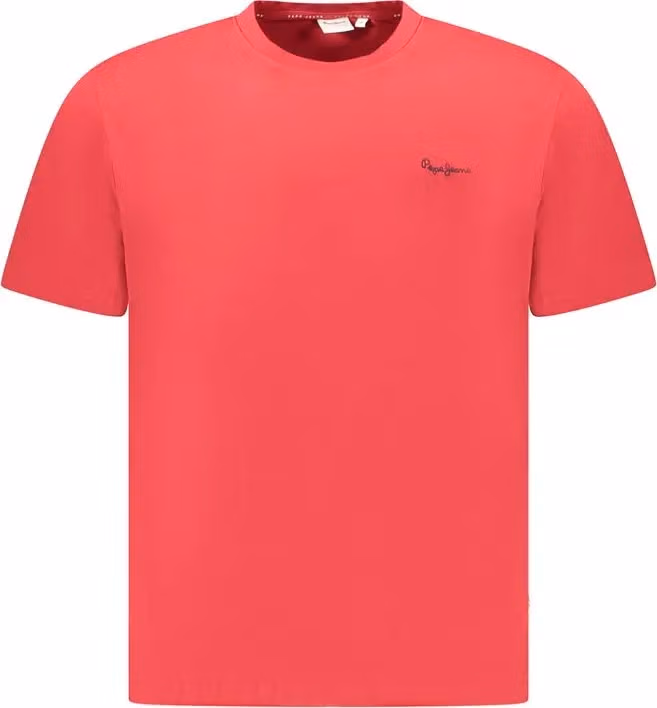 Pepe Jeans Red Cotton Men T-Shirt