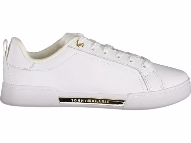 Tommy Hilfiger Bianco Leather Women Sneaker