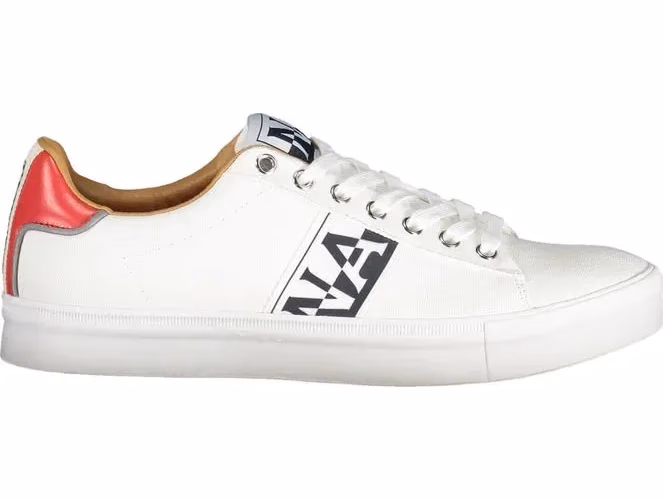 Napapijri Bianco Polyester Men Sneaker