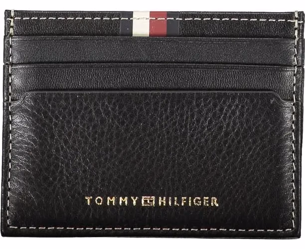 Tommy Hilfiger Nero Leather Mens Wallet Holder