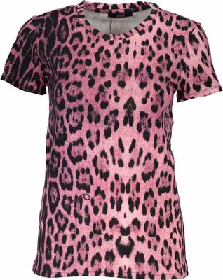 Pink Cotton Women T-Shirt