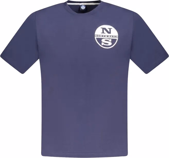 North Sails Blue Cotton Men's T-Shirt