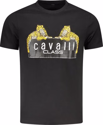 Black Cotton Men's T-Shirt