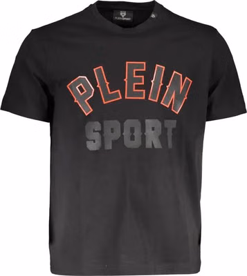 Black Cotton Men T-Shirt