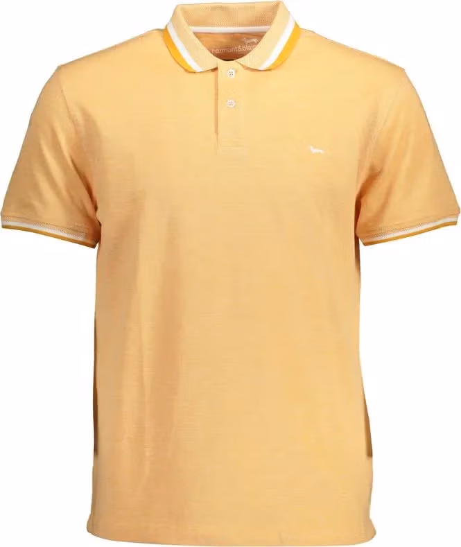Harmont & Blaine Arancione Cotton Men Polo