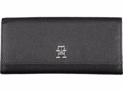 Black Polyurethane Women Wallet