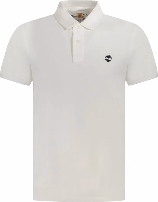 Timberland Bianco Cotton Men Polo Shirt
