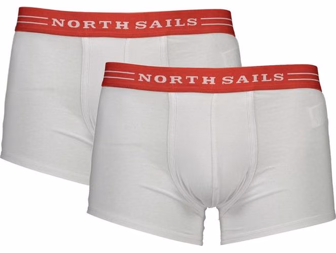 North Sails White Cotton Men's Boxer Briefs