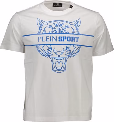 White Cotton Men's T-Shirt