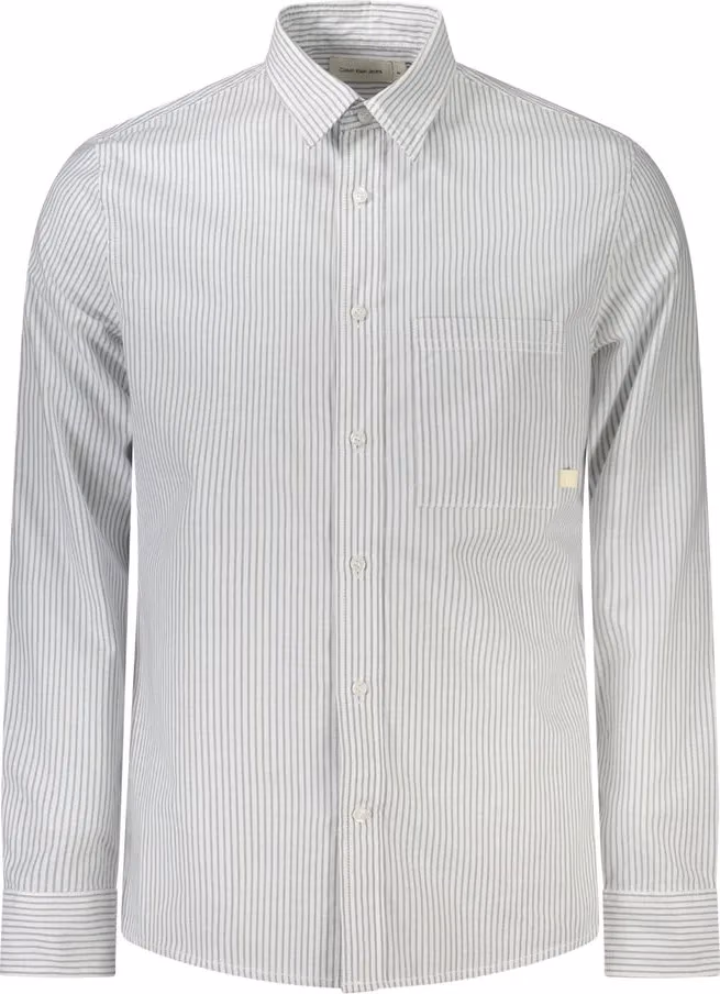 Calvin Klein Bianco Cotton Men's Shirt
