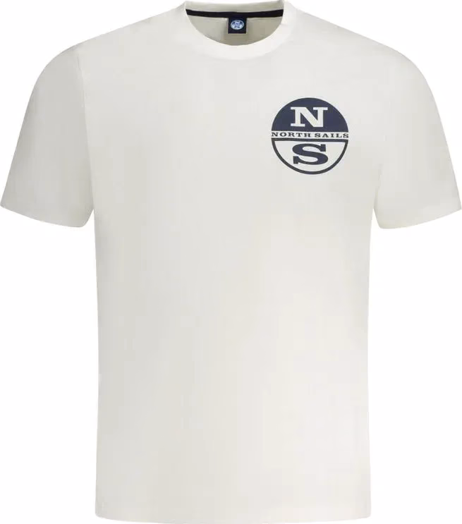 North Sails White Cotton Men's T-Shirt
