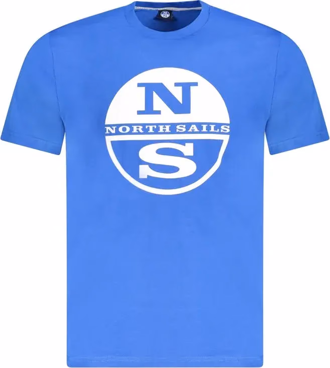 North Sails Blue Cotton Men's T-Shirt
