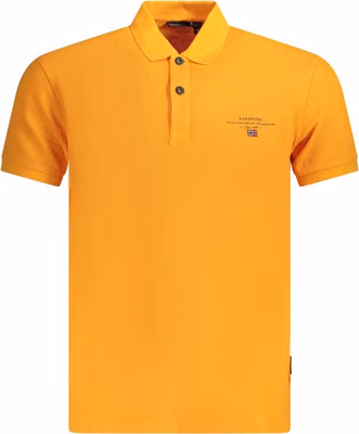 Arancione Cotton Men Polo