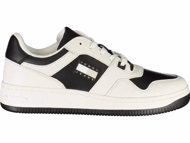 Tommy Hilfiger Bianco Polyurethane Men Sneaker