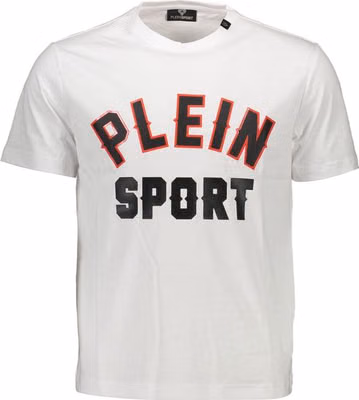 White Cotton Men T-Shirt
