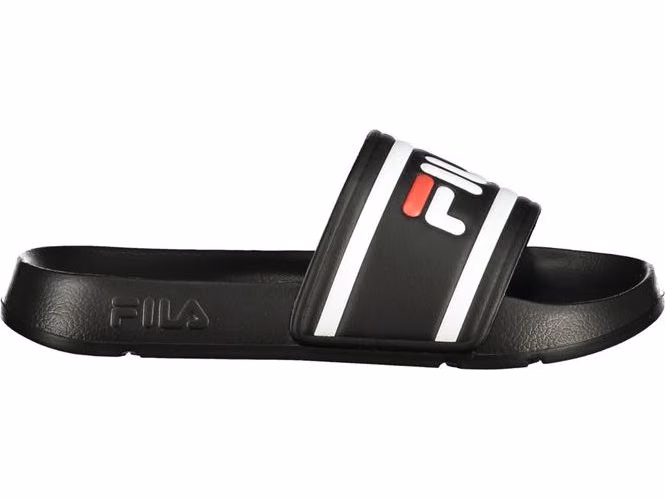 Fila Black Polyurethane Women Slipper