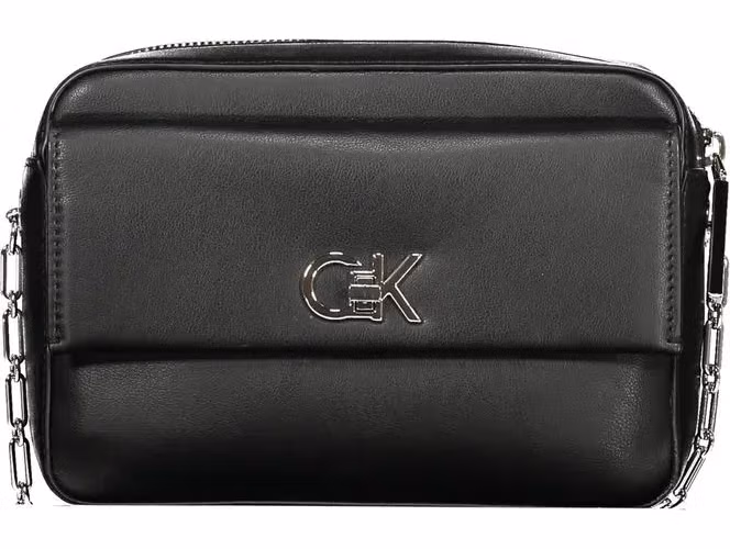 Calvin Klein Black Polyester Women Shoulder Bag