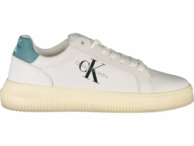 Calvin Klein White Leather Men's Sneaker